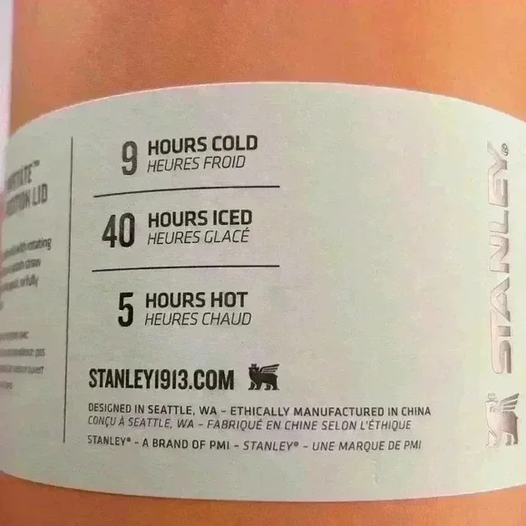 stanley Quencher Tumbler 30 oz Nectarine coral Color - Picture 4 of 8